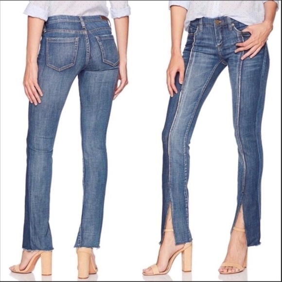 BLANK NYC Split Seam Raw Hem Skinny Classique Jeans - Picture 16 of 16